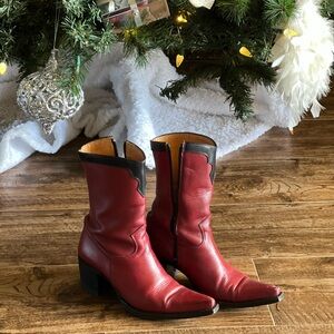 Sendra Red Heeled Boots
